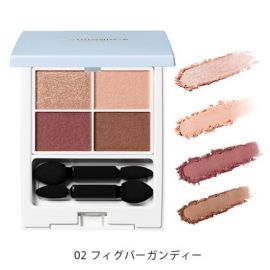 1号仓-NATURAGLACE 细腻粉质 立体妆效 上色均匀 四色眼影盘 4.8g 持妆度佳 不易飞粉 植物精华