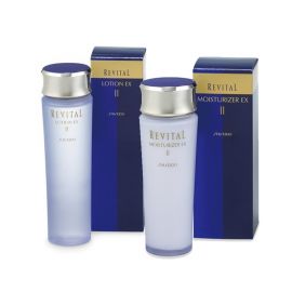 1号仓-资生堂悦薇 抗皱弹力紧肤保湿补水 化妆水滋润型130ml+乳液滋润型100ml SHISEIDO REVITAL EXII 快速渗深层润泽【寒冷地区慎拍，易冻结】