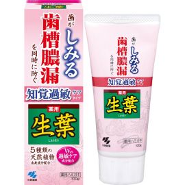 1号仓-小林制药 草本生叶 舒缓抗炎 缓解酸倒 双重抗敏 牙膏 100g  强效固齿 牙龈护理