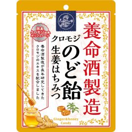 2号仓-养命酒制造 润喉舒缓 温和不刺激 黑文字生姜蜂蜜 润喉糖 64g 植物精华 双层结构 独立包装