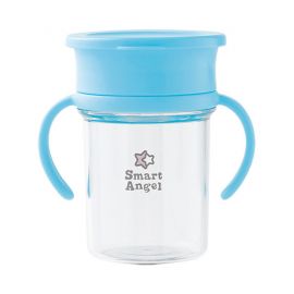 【停产】1号仓-西松屋 宝宝用360度双耳水杯 蓝色 200ml