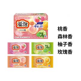 1号仓-安速 温泡系列 持久温暖感 舒缓疲劳 炭酸入浴剂 40g×20粒 碳酸气泡 温泉成分 滋润肌肤