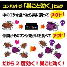 2号仓-KINCHO金鸟 蟑螂诱捕器 4个 小黑帽安全灭蟑螂 小强小黑屋 2次使用有效 1年用 
