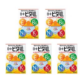 2号仓-ROHTO乐敦Vita 40α维他命舒缓疲劳眼药水 清凉度3 12ml 5个装【第3类医药品】【寒冷地区勿拍，易冻结】