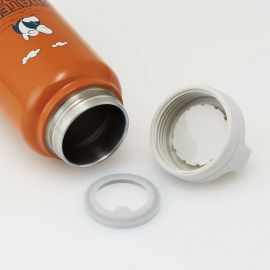 1号仓-斯凯达 大容量 双层结构设计 保温保冷 不锈钢保温杯 800ml 1个 史努比沙滩球图案 Skater 广口设计 冷热皆宜 旋盖式带手柄瓶盖