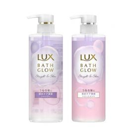 1号仓-力士BATH GLOW 滋润顺滑秀发 顺直亮泽洗发水 490g＋护发素 490g 修护毛躁 玻尿酸保湿锁水