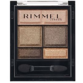 1号仓-芮谜 打造元气眼妆 甜美明亮 细腻柔润 柔雾光泽 五色眼影盘 4.6g  RIMMEL 附镜子 提升光感 长效持妆 方便补妆