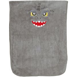 1号仓-斯凯达 吸水力佳 速干实用 亲肤不刺激 儿童干发巾 1条 哥斯拉造型 Skater 洗头毛巾 实用方便 快速擦干头发 减少吹风时间