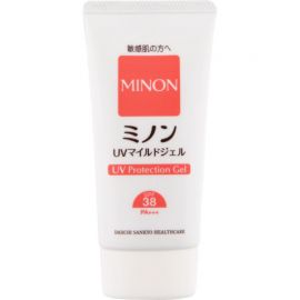 1号仓-第一三共蜜浓 保湿温和 滋润低刺激 防晒啫喱 SPF38 PA+++ 70g MINON 清爽不粘腻 敏感肌 妆前防晒