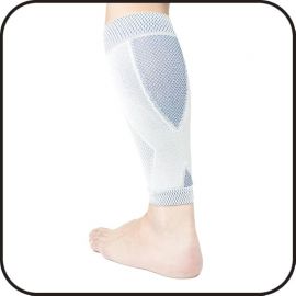 1号仓-兴和 减轻腿部负担 高透气性 弹性贴合 护腿袜套 M码 2枚 左右通用 顺滑触感 不易移位