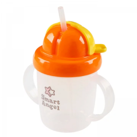 【缺货】1号仓-西松屋 宝宝用小熊双耳水杯 吸管杯 黄色 200ml