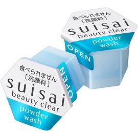 1号仓-佳丽宝水之璨 温和清洁 均匀肤色 改善毛孔粗糙 酵素洗颜粉 蓝色版 32粒 嘉娜宝 Kanebo suisai 绵密泡沫 深层清洁 去皮脂 双酵素