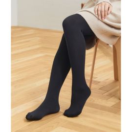 1号仓-温活本舗 薄绒内层 吸湿发热 防静电处理 保暖打底袜 1条 160D M码 黑色 CROSS PLUS 连裤袜 里起毛 保暖亲肤 含辣椒素