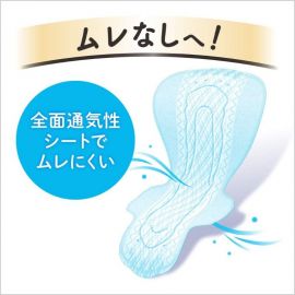 1号仓-Kao花王 Laurier乐而雅 S系列超量夜用零触感瞬吸超薄棉柔1mm护翼卫生巾姨妈巾 40cm 11片