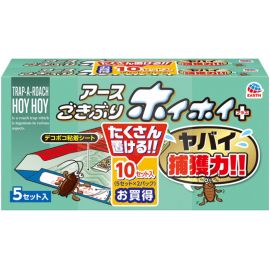 2号仓-Earth安速 小强恢恢蟑螂屋 蟑螂粘板 强粘力连环灭杀 横竖均可用 5个×2盒