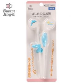 1号仓-西松屋SmartAngel 宝宝训练筷婴儿筷子 海豚 1双