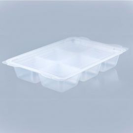 1号仓-阿卡将本铺 婴儿辅食冷冻格冷冻托盘L 微波炉可用 50ml×6格 2个