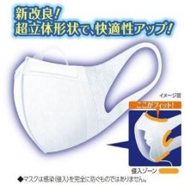 1号仓-UNICHARM尤妮佳 超立体薄款透气防脱妆小颜清凉防飞沫超立体口罩 大尺寸 7个