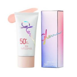 1号仓-谜尚 轻薄提亮 防晒防护 持妆度提升 防晒妝前乳 SPF50+ PA+++ 30ml MISSHA 水润不黏腻 温和无添加 大马士革玫瑰花水 玻尿酸