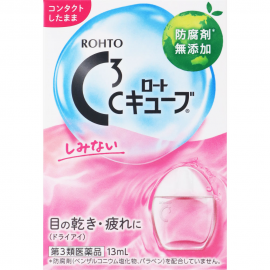 2号仓-ROHTO乐敦 C3 缓解眼干眼疲劳隐形眼镜润滑液  无刺激型 13ml【第3类医药品】