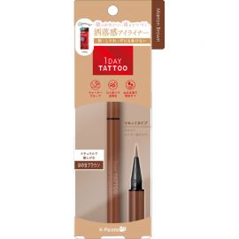 1号仓-K-Palette 1Day Tattoo 防水防汗 持久不脱妆 液体眼线笔  0.67ml 流线型笔尖柔和眼线 自然妆感