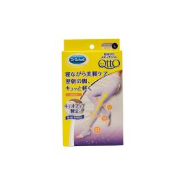 1号仓-爽健 舒缓疲劳提臀美腿塑形 裤袜睡眠袜压力袜 L 薰衣草紫 Dr. Scholl MediQttO 分段式紧致腿部 瘦腿袜