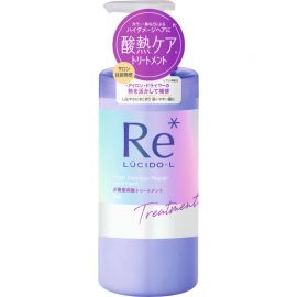 【停产】1号仓-漫丹俪诗朵 修复受损毛躁润泽秀发 酸热护理质感再整护发素 380ml Mandom Lucido 曼丹 专业沙龙级护理