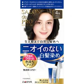 1号仓-塔丽雅 白发快染双管无味染发剂 4A灰棕 40g+40g DARIYA SALON de PRO 白发染发剂 最快15分钟上色