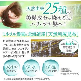 1号仓-利尻昆布 天然植物锁色染发膏染发剂 白发 染发剂 自然派无添加 植物遮白不伤发 深棕色 170g