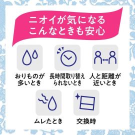 1号仓-Kao花王 Laurier乐而雅 无压力超薄轻透卫生巾护垫 无护翼 水果花香 72片