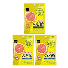 2号仓-松本清matsukiyo 无糖多种维生素润喉糖护嗓舒缓喉痛 58g 3个装【食品短保，请勿大量囤货】