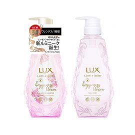 1号仓-力士Luminique 轻盈保湿抚顺毛躁 小晶钻植萃无硅油洗护套装 洗发水450g＋护发素450g 玫瑰麝香 LUX 顺滑发丝易梳理