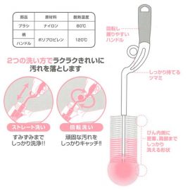 【停产】1号仓-西松屋 婴儿奶瓶尼龙刷+奶嘴刷