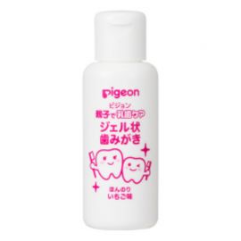 1号仓-贝亲 6个月以上宝宝可用 初期乳牙护理 婴幼儿牙齿护理凝胶 草莓味 40ml Pigeon 含木糖醇与氟 无添加色素 成分温和 婴儿口腔护理