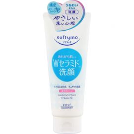 1号仓-高丝softymo 保湿滋润调理素肌 神经酰胺泡沫洗面奶 150g KOSE 绵密泡沫深层清除毛孔污垢