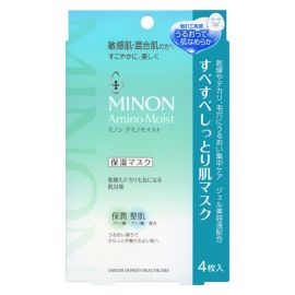 1号仓-第一三共 MINON蜜浓 氨基酸 敏感肌混合肌用 滋润整肌面膜 4片