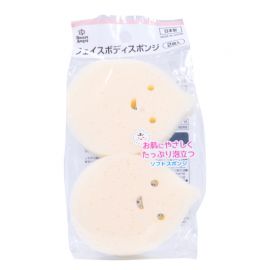 【缺货】1号仓-西松屋SmartAngel 婴儿洗脸沐浴海绵 细腻柔软低刺激 2个
