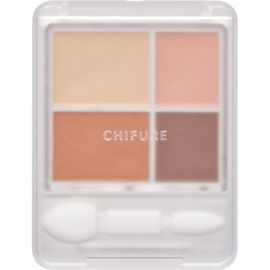 1号仓-千肤恋 自然显色 立体眼妆 渐变四色眼影盘 70号 3.5g CHIFURE 哑光珠光 持久服帖 柔滑粉质 裸妆必备