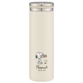 1号仓-斯凯达 双层结构设计 保温保冷 不锈钢保温杯 450ml 1个 史努比图案 Skater 防滑瓶盖 结实耐用