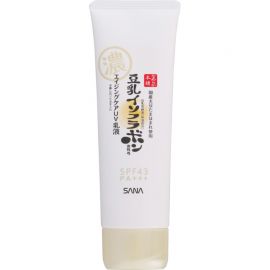1号仓-莎娜 6合1控油遮瑕均匀肤色 豆乳美肌UV保湿防晒乳液 50g SANA 妆前乳 低刺激  