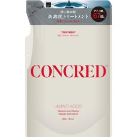 1号仓-松本清matsukiyo CONCRED 改善毛躁 补水柔顺 修复毛鳞片 洗发水350ml＋护发素350g 补充装  高保湿护理 适合易打结发质 维持头皮发丝屏障 高保湿