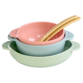 1号仓-西松屋SmartAngel 抗菌儿童餐具组合宝宝餐具 1套