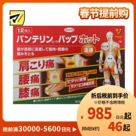 2号仓-兴和万特力 温感消炎镇痛膏药贴 14×10mm S 12片 【第２类医药品】 KOWA VANTELIN 缓解腰肩关节疼痛扭伤挫伤