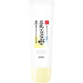 1号仓-SANA莎娜 豆乳美肌 美容液防晒妆前隔离乳 净白版 SPF50+ PA++++ 50g 妆前乳 熊果苷 保湿打底隔离