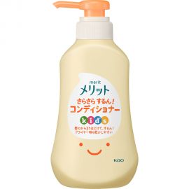 【停产】1号仓-Kao花王 merit 儿童护发素 桃子香 弱酸性无硅油 360ml