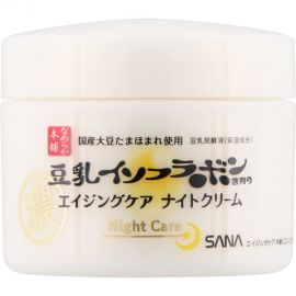 1号仓-莎娜 豆乳滋润 温和保湿 改善细纹 夜间修护 面霜 100g SANA 持续保湿 清爽不厚重 