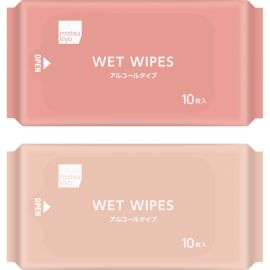 1号仓-松本清matsukiyo 外出携带方便 迷你抗菌清洁湿巾 10片×8包 迷你湿巾 抗菌湿巾 消毒湿巾 桌面清洁 手部清洁