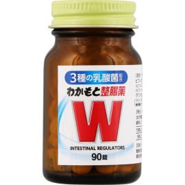 2号仓-WAKAMOTO若素 调理肠道 乳酸菌整肠丸 90粒 益生菌 改善便秘腹泻 缓和腹胀感 (指定医药部外品)