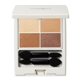 1号仓-Naturaglace 天然矿物质植物持妆 四色珠光眼影盘 4.3g【NO04肉桂色保质期到2026-10-31】【NO01丝滑金色保质期到2026-11-30】