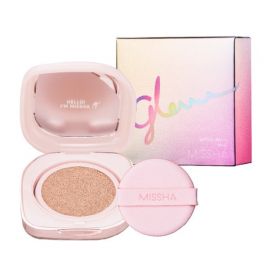 1号仓-谜尚 光感遮瑕 自然透亮 持妆水润 气垫粉底霜 16g  SPF50+/PA+++ MISSHA 修饰斑点暗沉肤色不均 清爽不粘腻 含多种护肤美容成分